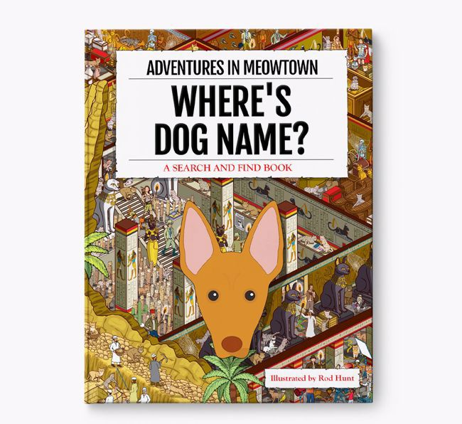 Personalised Pharaoh Hound Book: Where's Dog Name? Volume 2